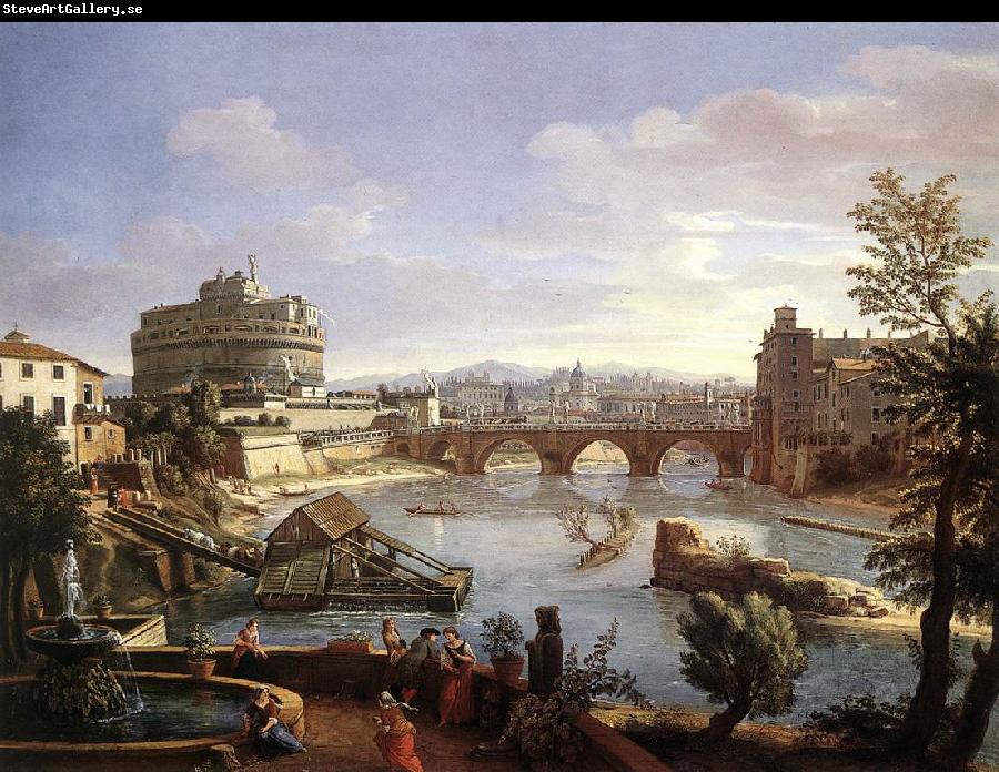 WITTEL, Caspar Andriaans van The Castel Sant'Angelo from the South